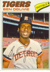 1977 Topps Baseball Cards      122     Ben Oglivie